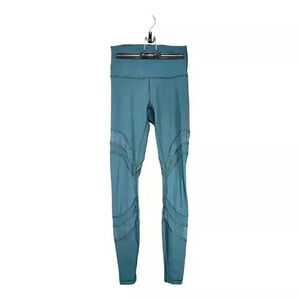 Lululemon Seek The Heat Tight 28” Mesh Leggings Green Jasper High Rise 4